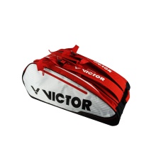 Victor Racketbag Multithermobag 9034D (Racket Bag, 3 Main Compartments, Shoe Compartment) 2024 White/Red